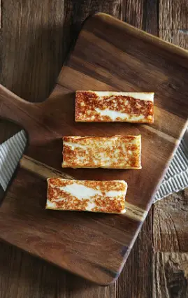 구운 치즈 사진