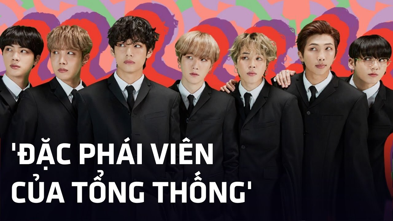 대통령의 특사가 된 BTS 영상 캡처