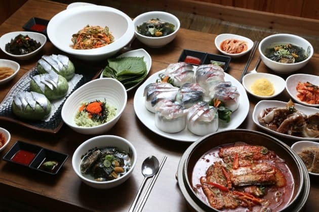 그리운 바다 성산포 본점의 신선한 제주 해산물 요리