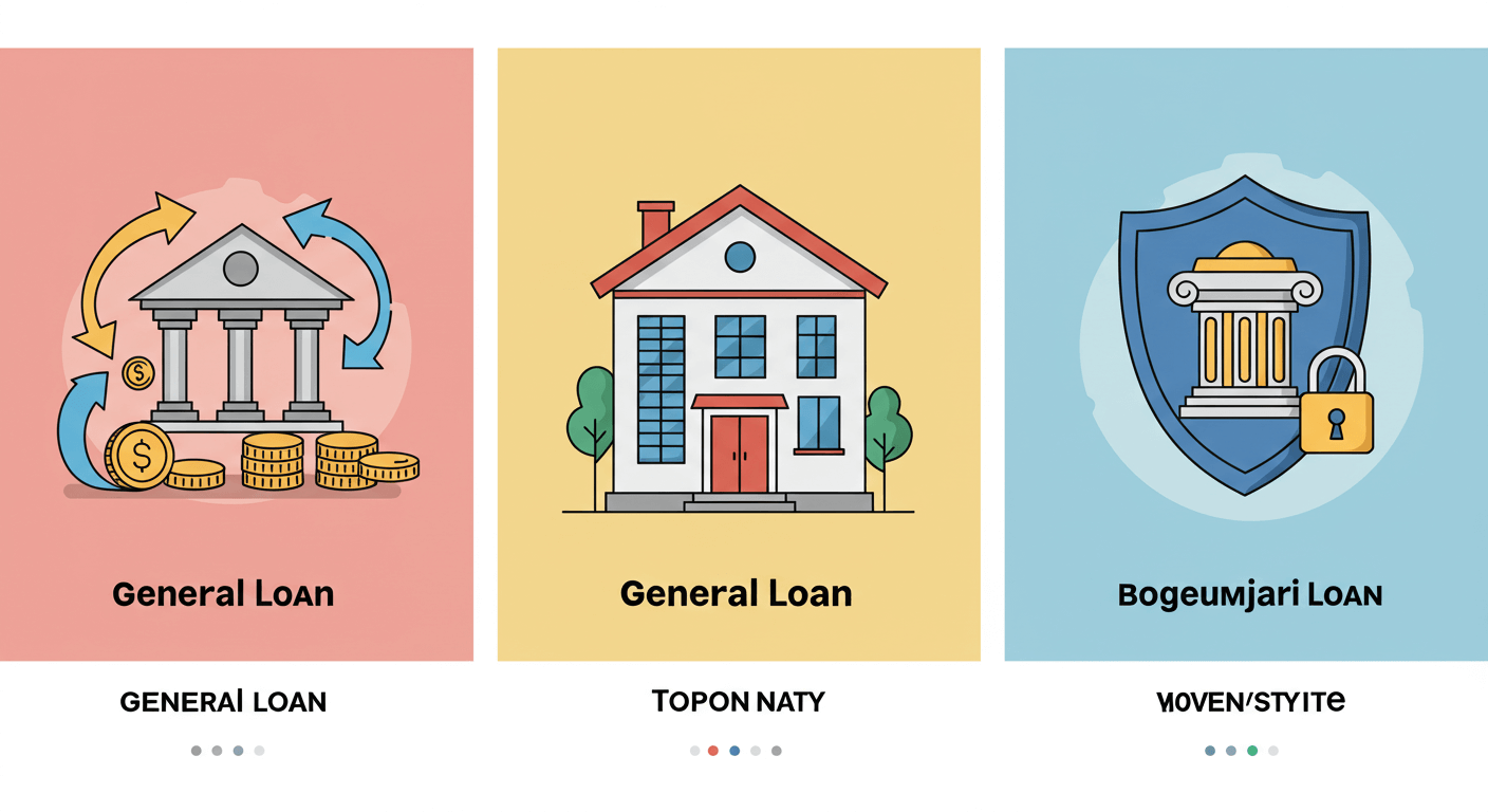 일반대출과 보금자리론 조건 차이