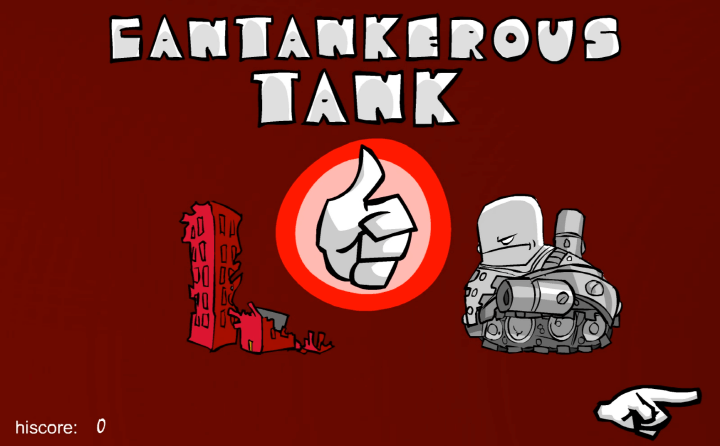 아빠와나-탱크편-무적판-플래시게임-메인-화면