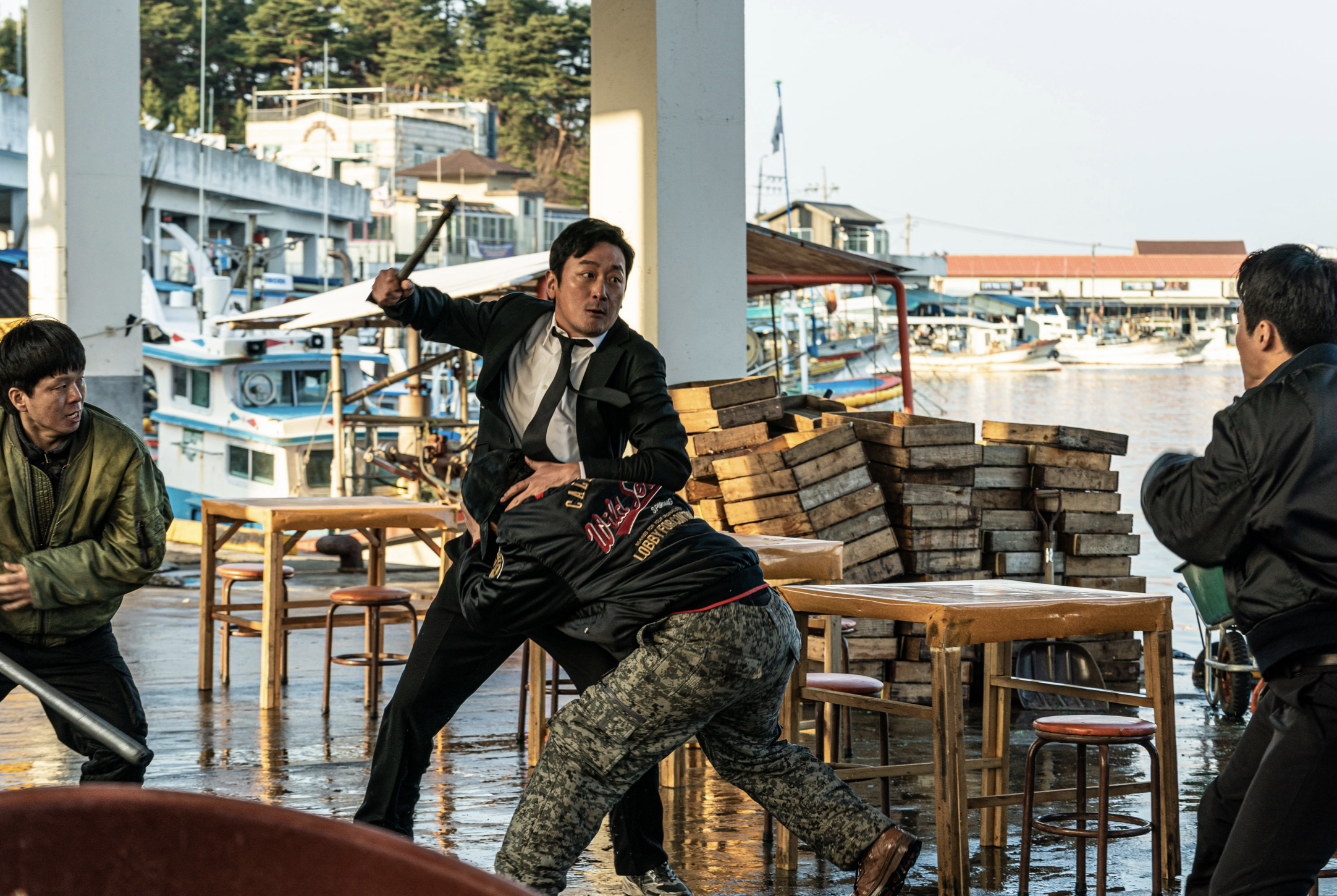 영화 브로큰 하정우 액션신