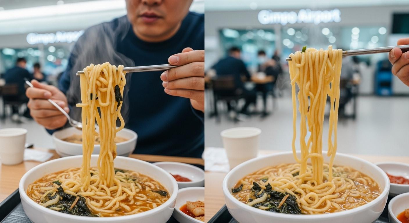 김포공항 칼국수