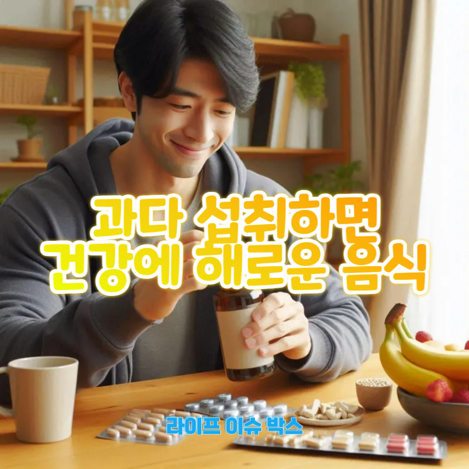 과다 섭취할 경우 건강에 해로운 영향