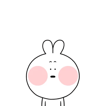 행복토끼 이모티콘