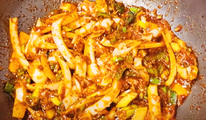 양념장 야채볶음