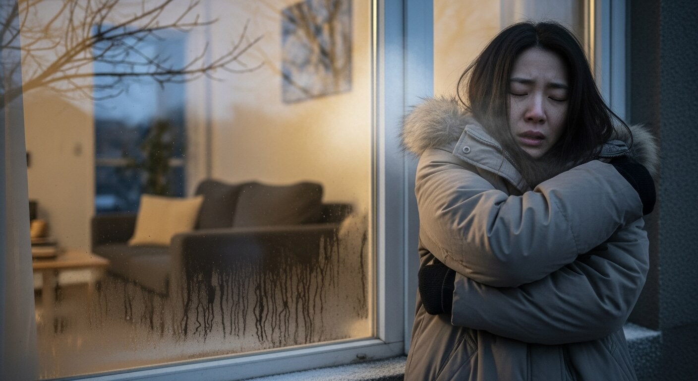 겨울철 창문 방풍 시공 관련 사진