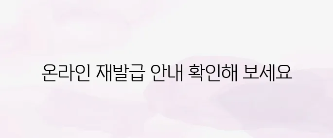여권 재발급 온라인 신청 방법│준비물·수수료까지 한눈에 보기