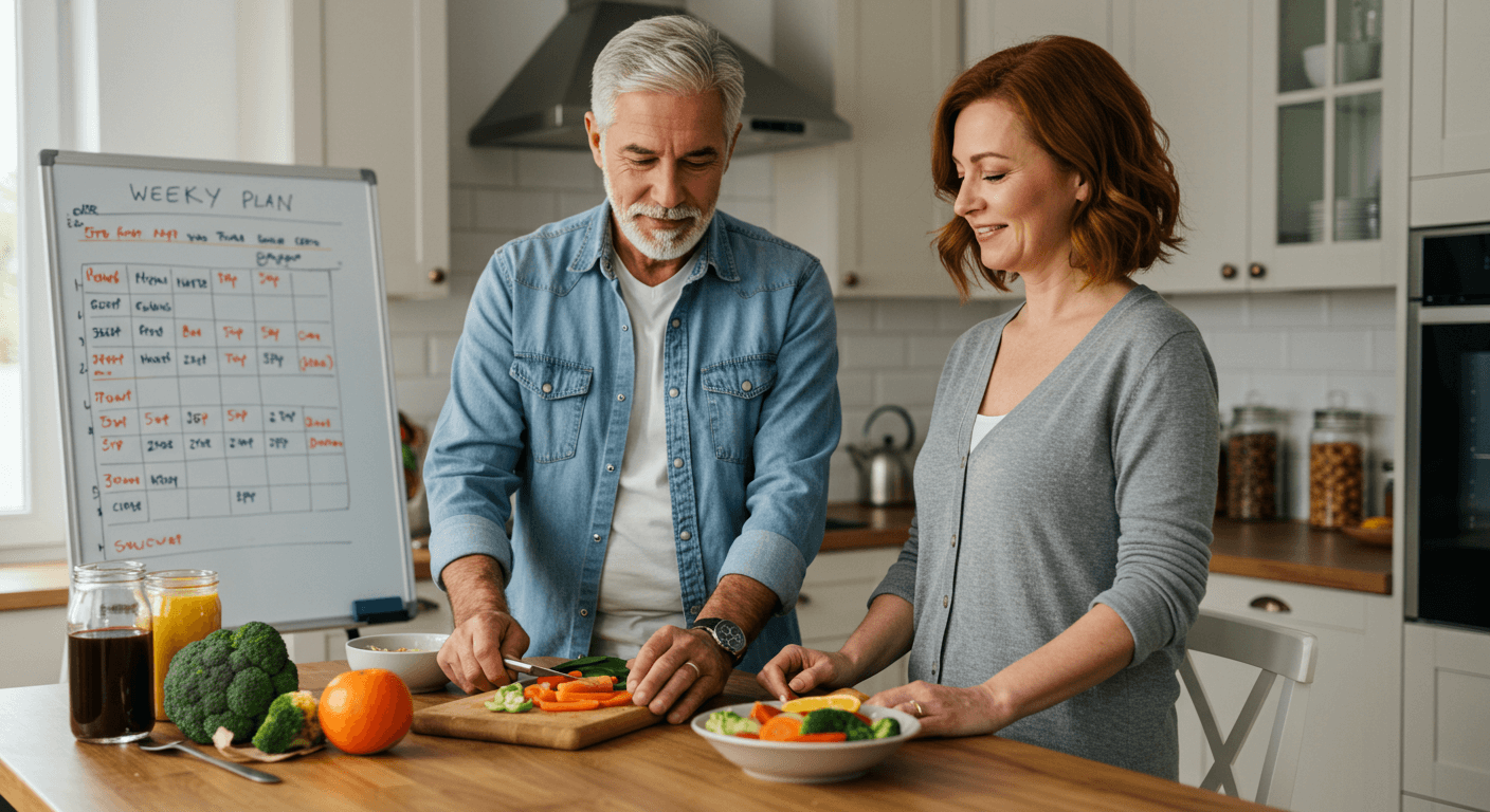 고혈압 예방을 위한 주간 식단표