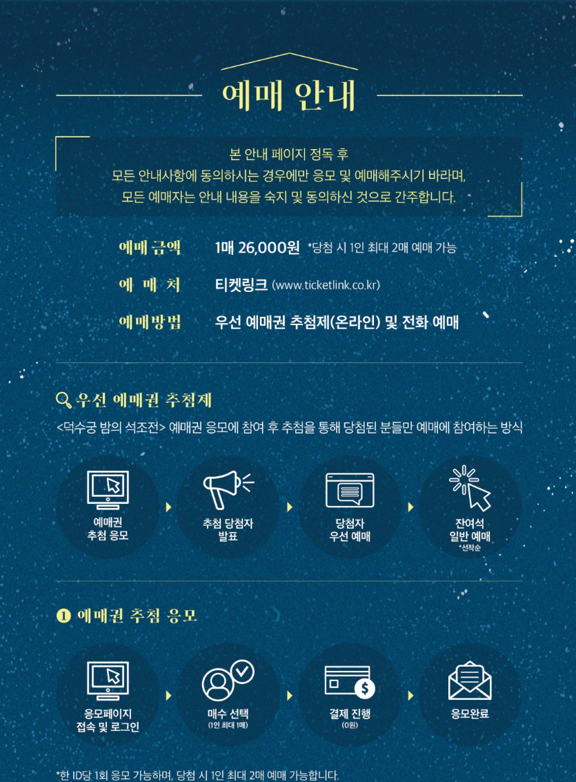 덕수궁 밤의 석조전 예매안내