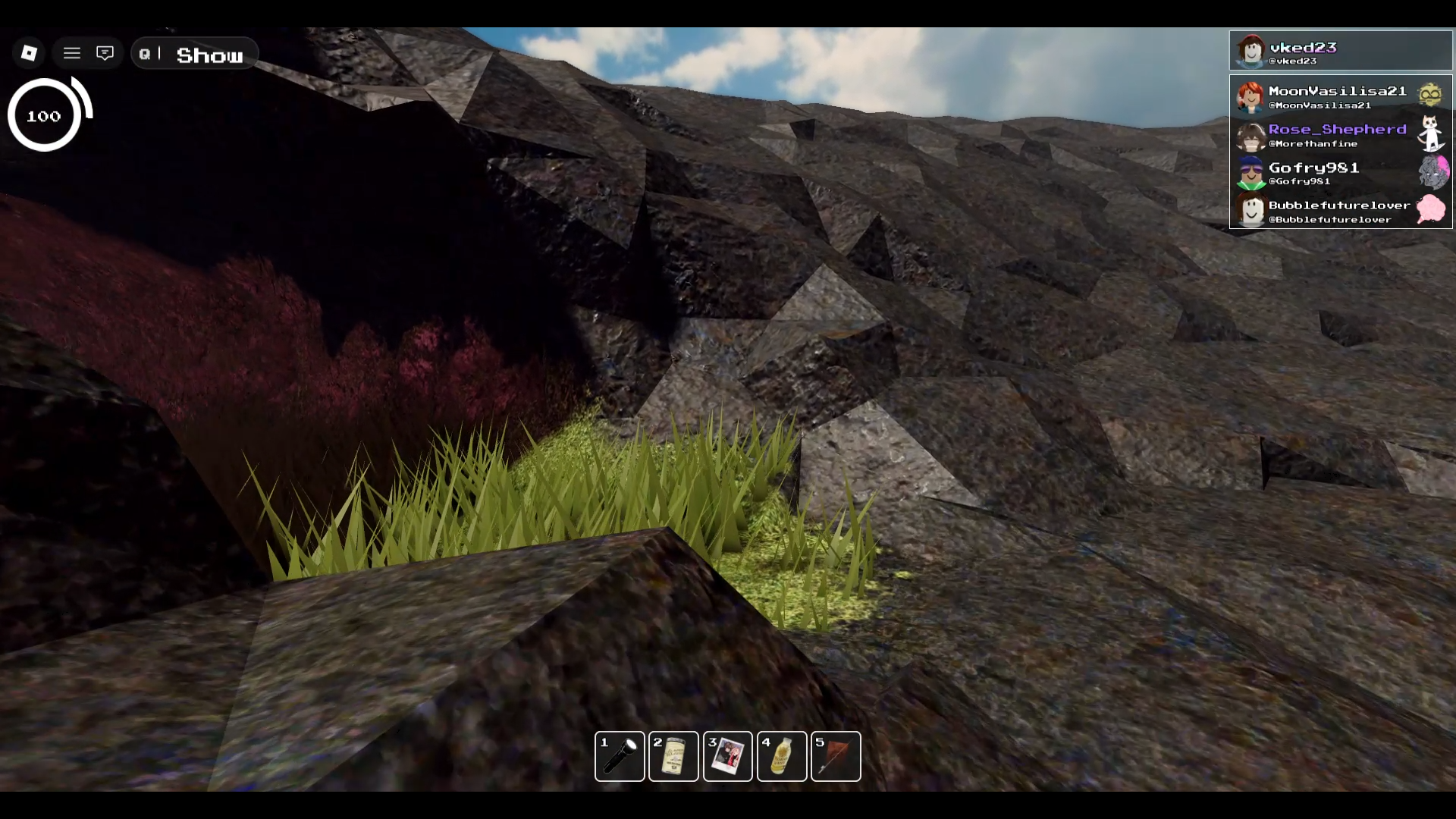 Roblox Backrooms Redacted Level Moai Cave Entrance View