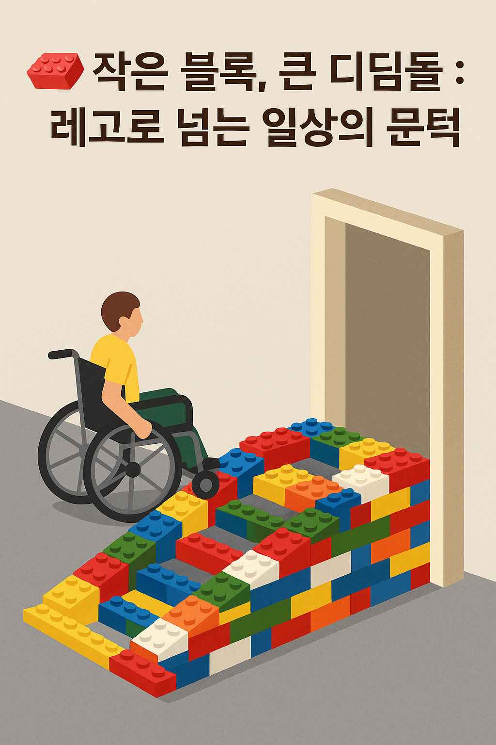 레고로 넘는 일상의 문턱