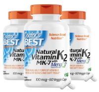 닥터스베스트 내추럴 비타민 K2 MK-7 100mcg 베지 캡, 60정, 3개