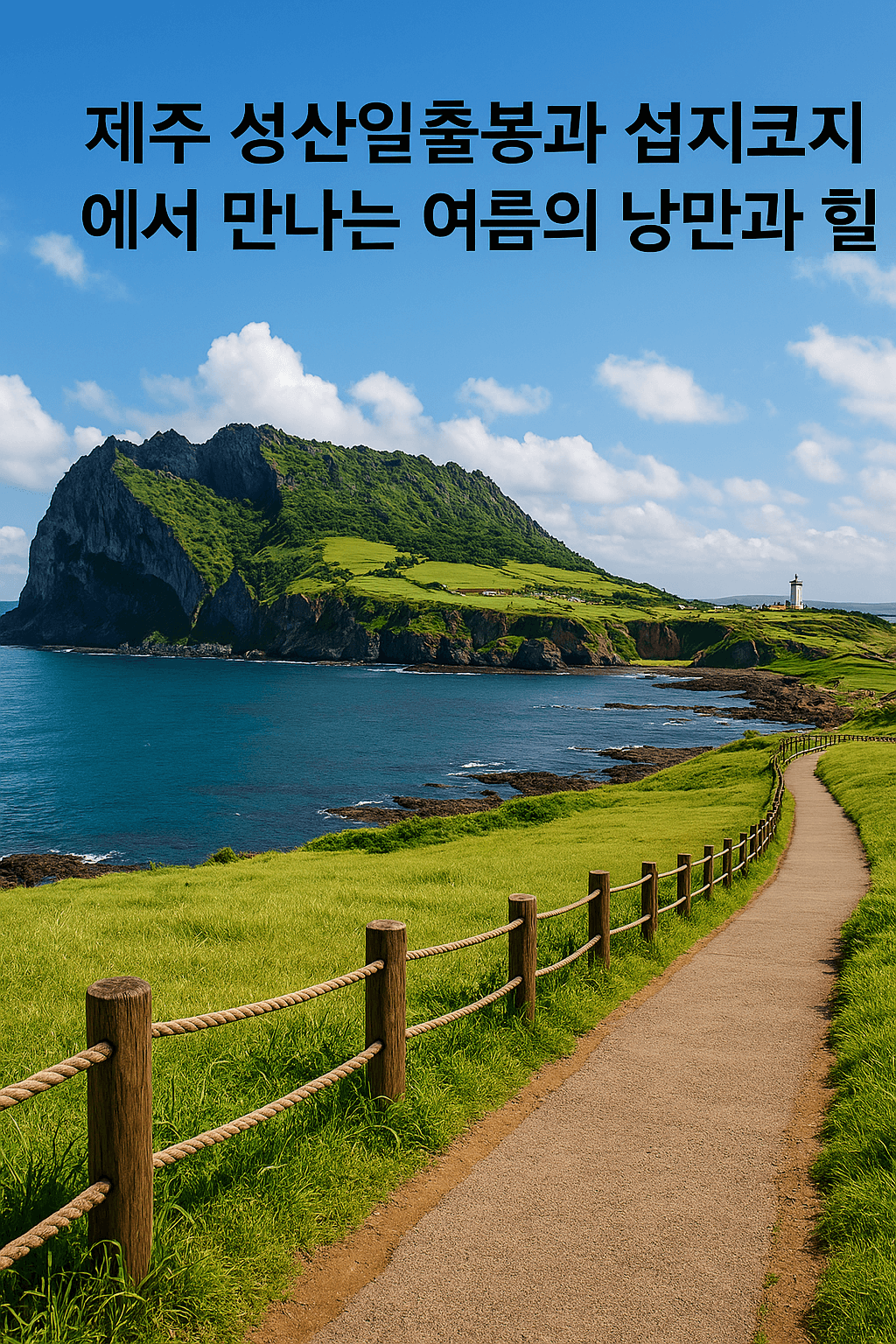 8월 제주 성산일출봉과 섭지코지에서 만나는 여름의 낭만과 힐링