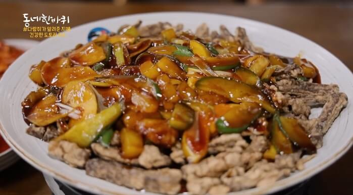 동네한바퀴-도토리묵탕수육