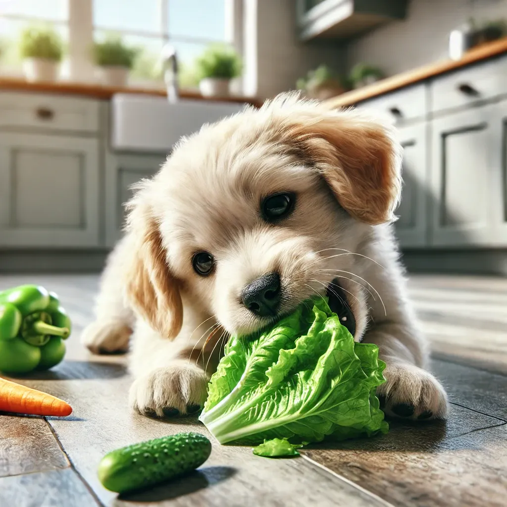 강아지와 상추: 상추를 먹어도 괜찮을까?