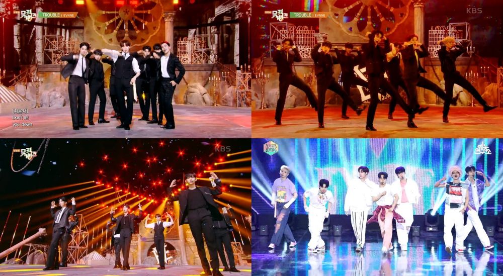 이븐 음악 방송 이미지, 방송 화면 캡처