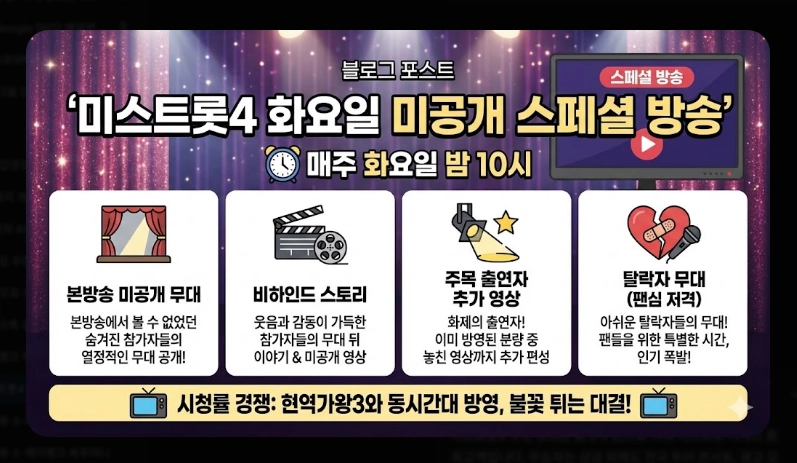 미스트롯4 결승진출자 명단 [본선 4차 16인] TOP5 유력 후보 분석 및 투표 방법