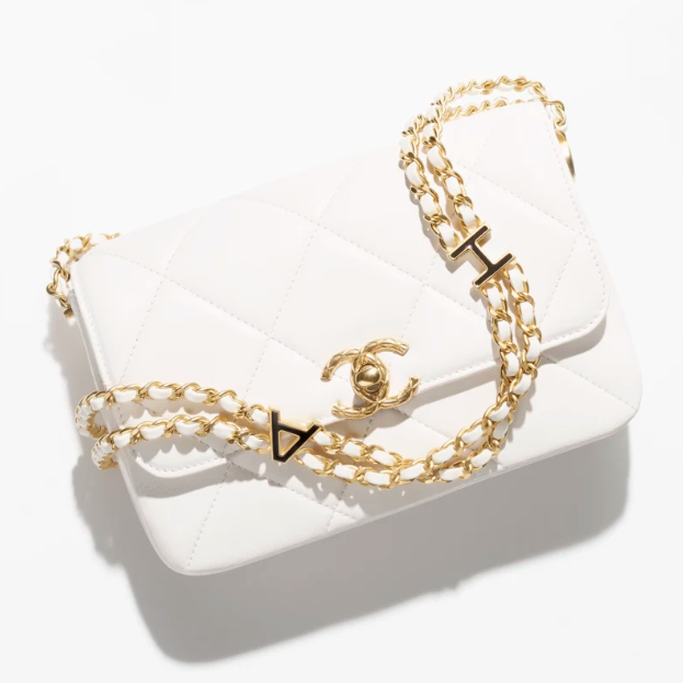 샤넬 미니 플랩백 화이트