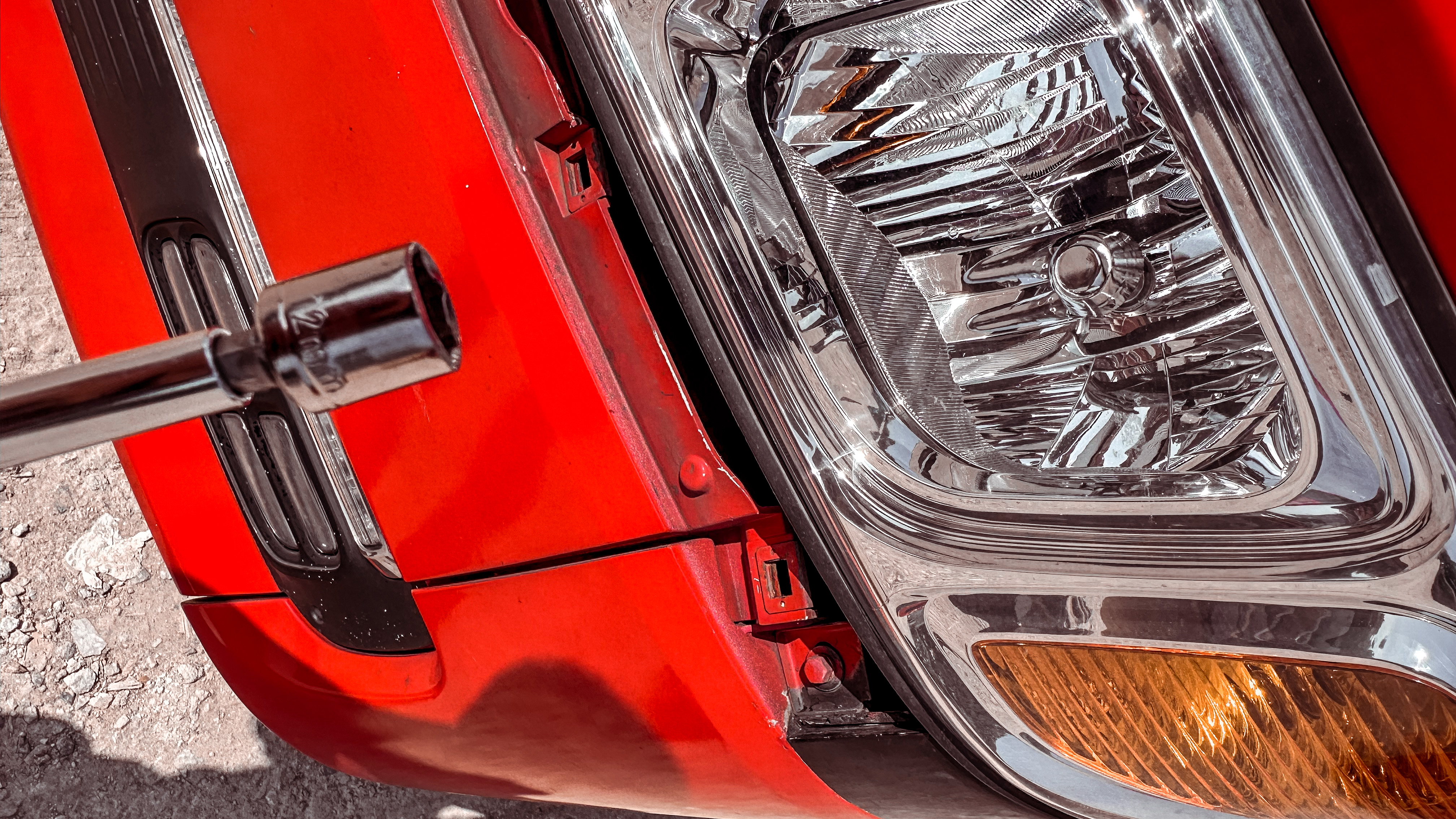 기아 그랑버드 미등 교체