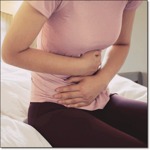 위궤양이 있는 여성