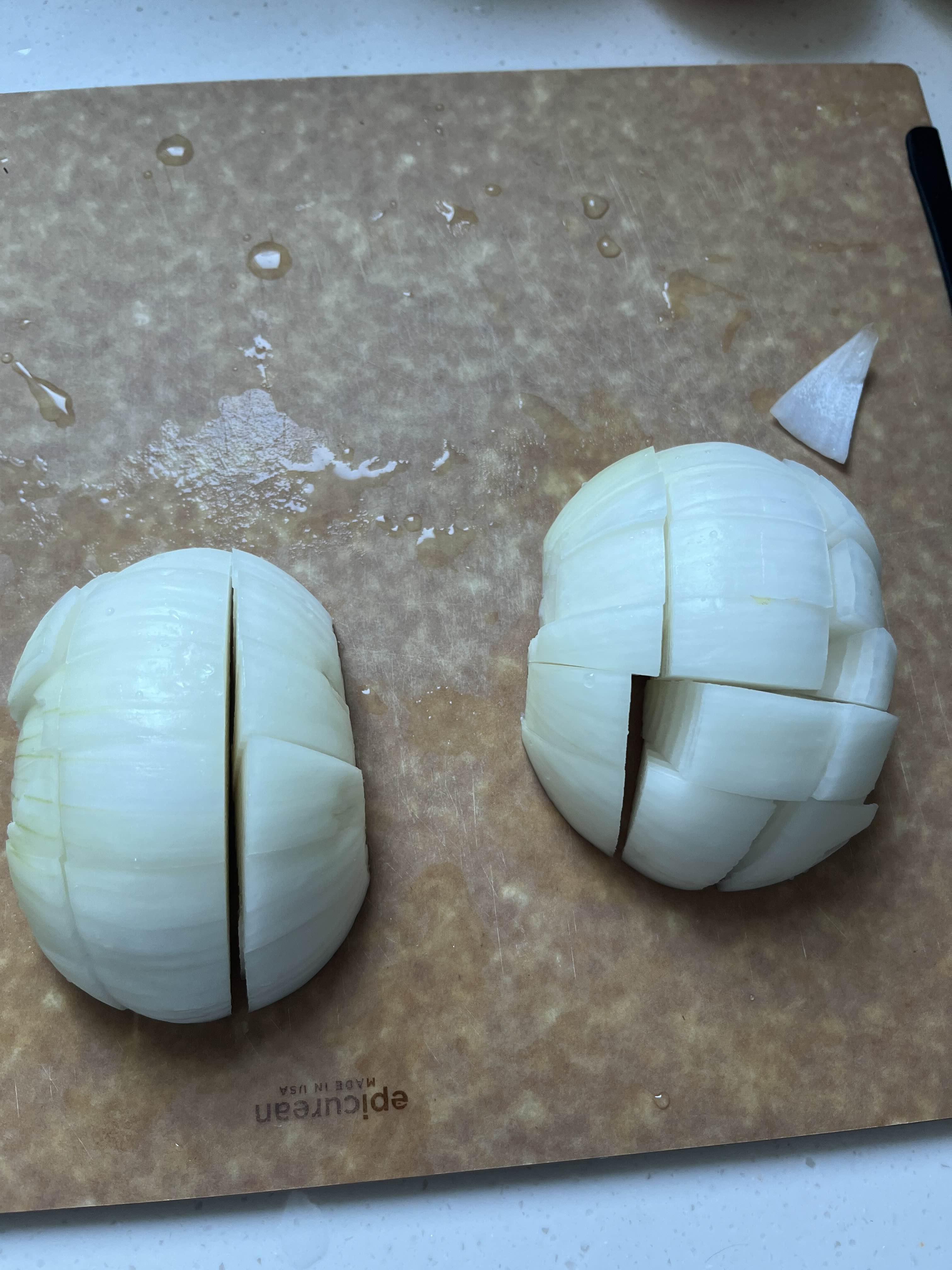 양파장용 양파손질