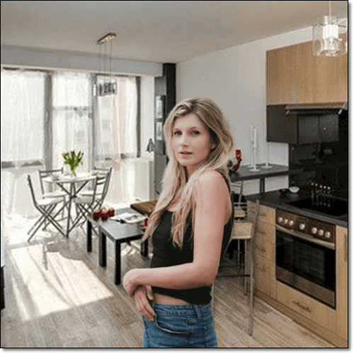 에피코르를 즐겨 먹는 건강한 여성