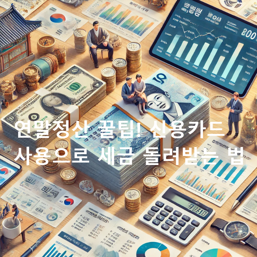 연말정산 꿀팁! 신용카드 사용으로 세금 돌려받는 법