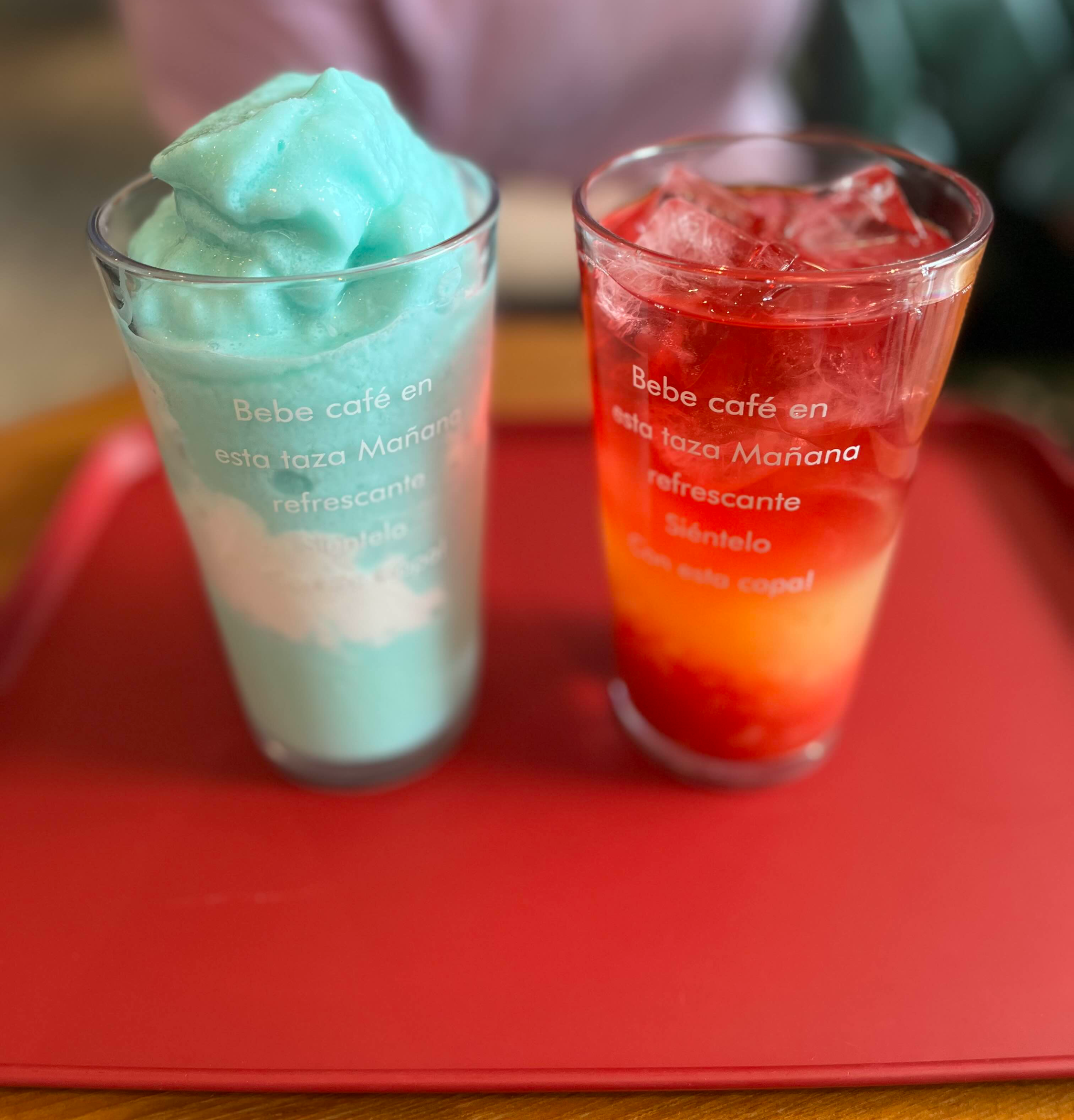 구름에이드랑 선셋 에이드