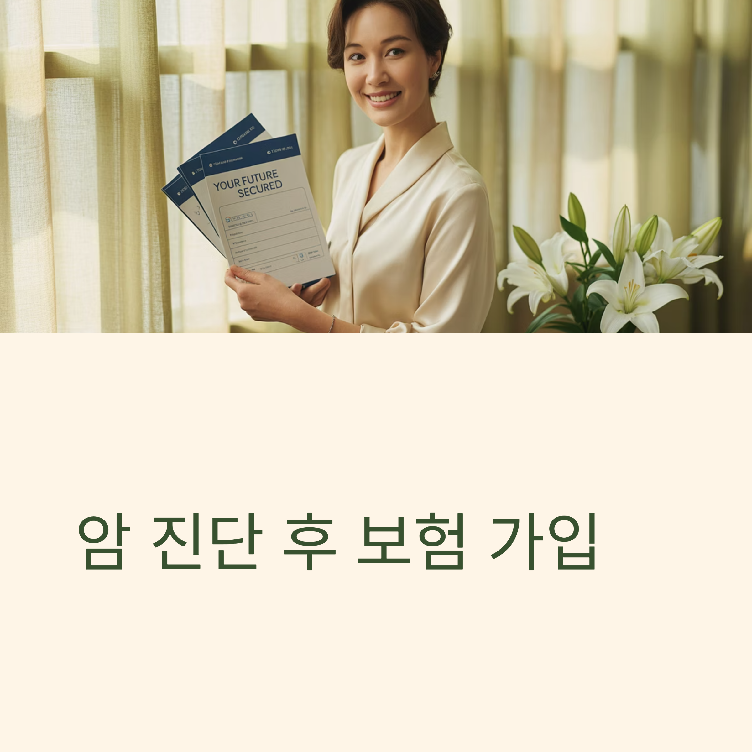 암 진단 후 보험가입 대표이미지