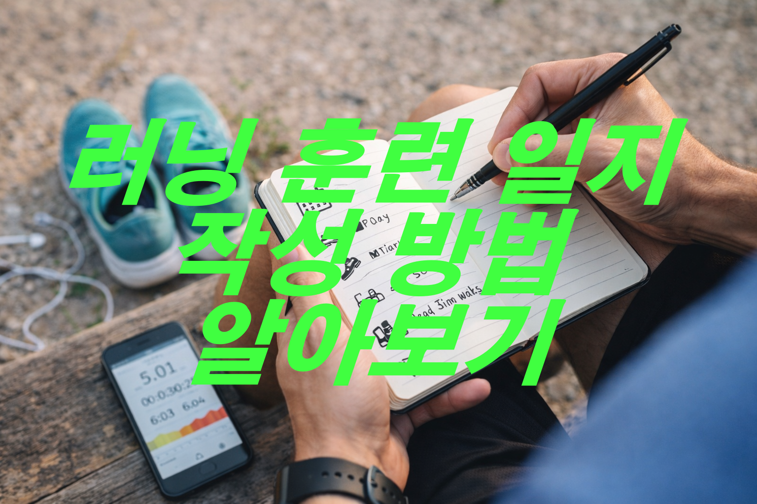 러닝 훈련 일지 작성 하는 방법 알아보기