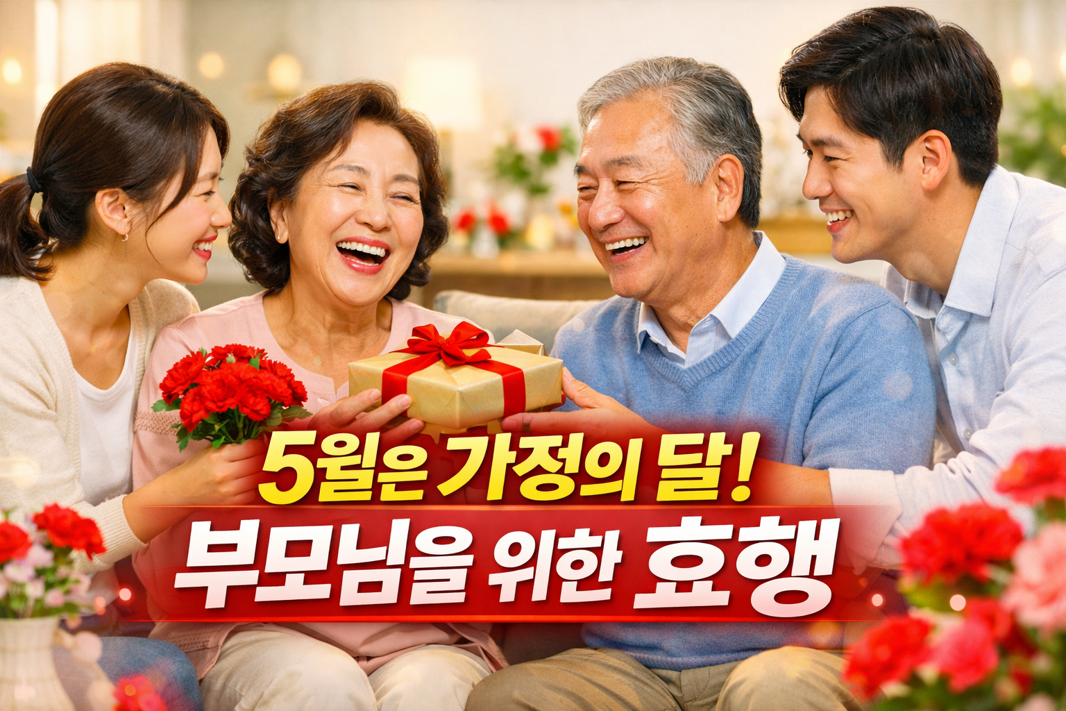 5월 가정의 달, 현금보다 감동적인 효도 실천 아이디어 5가지