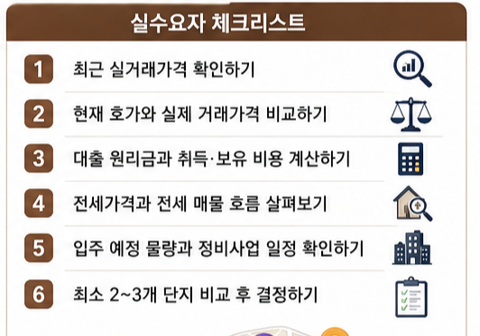 지금 서울 아파트를 보려는 실수요자 체크리스트