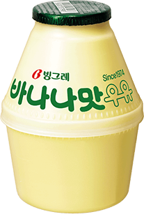 한국희귀간식 바나나맛 우유