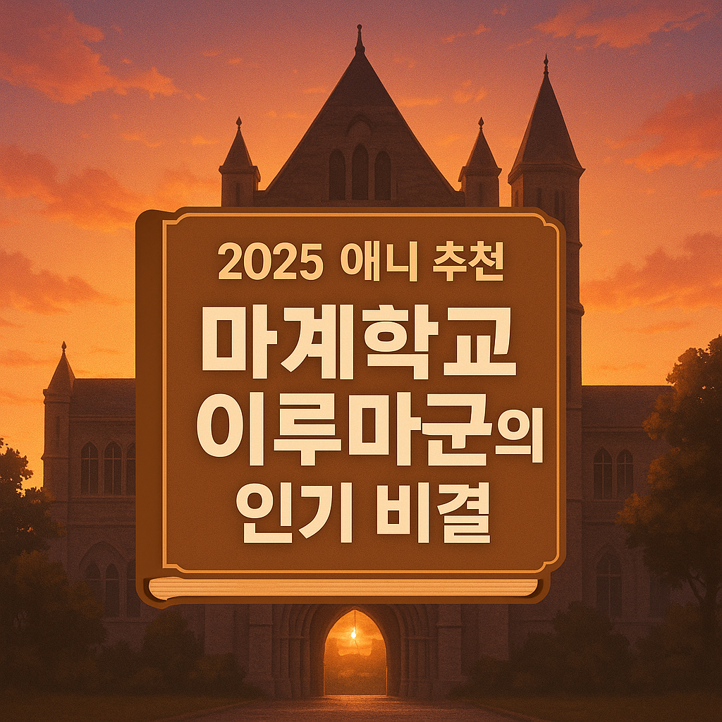 2025 애니 추천: 마계학교 이루마군의 인기 비결