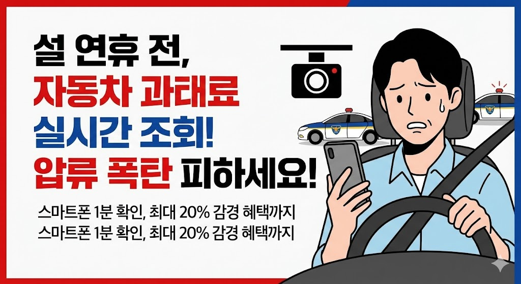 자동차 과태료/범칙금 조회