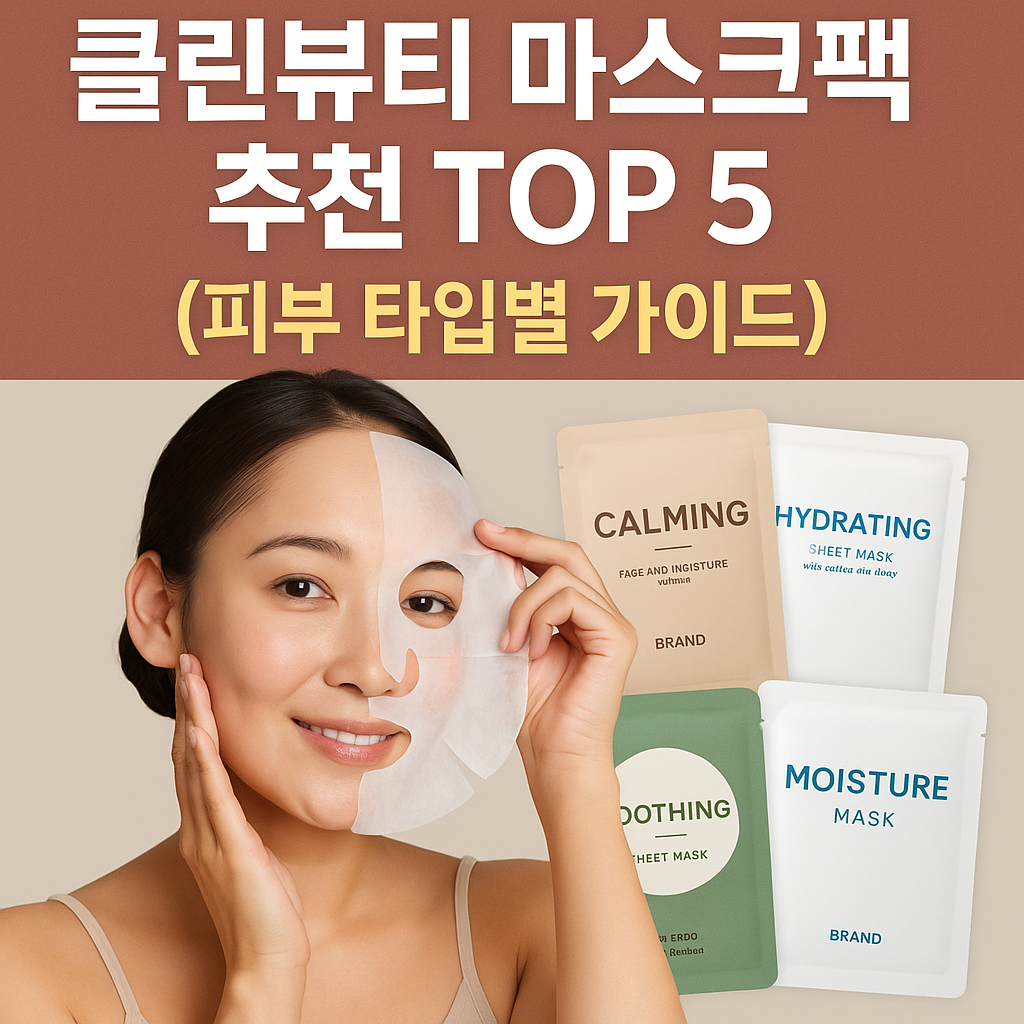 마스크팩 추천