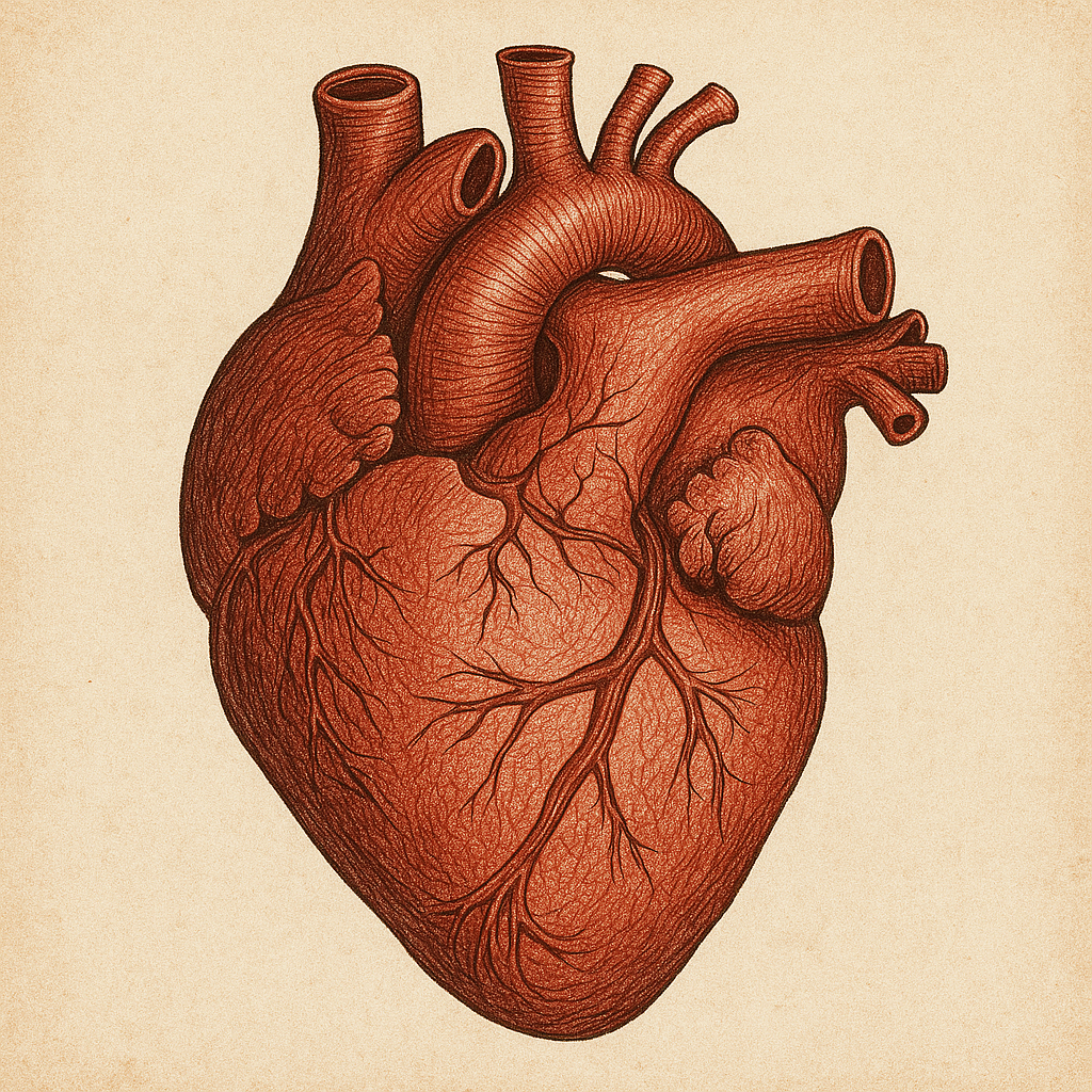 고혈압성관련 심장이미지