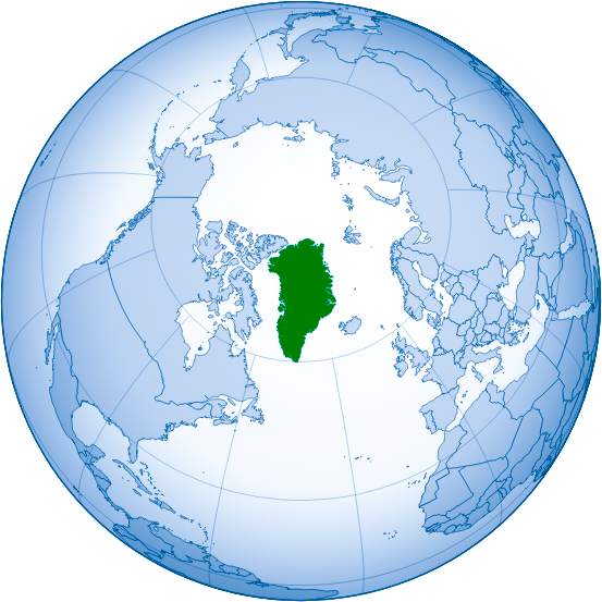 국제정치의 쟁점이 되고 있는 그린란드 위치