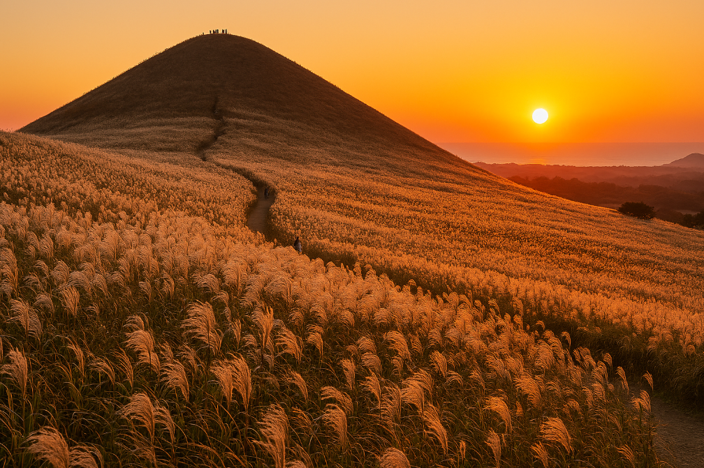 5060세대가 극찬하는 제주 새별오름 가을 억새 절경 완벽 가이드
