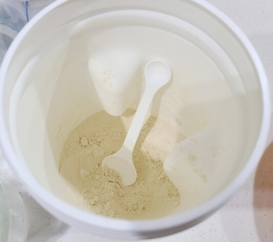 암웨이 단백질 분말 사진