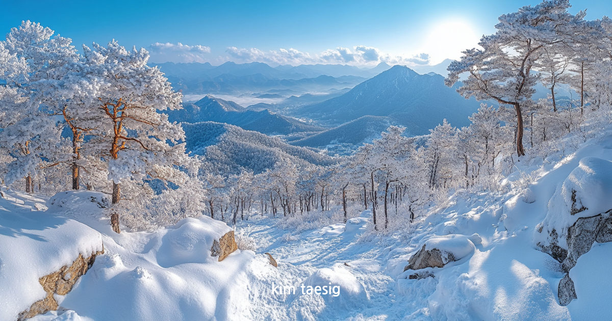 가지산의 사계절