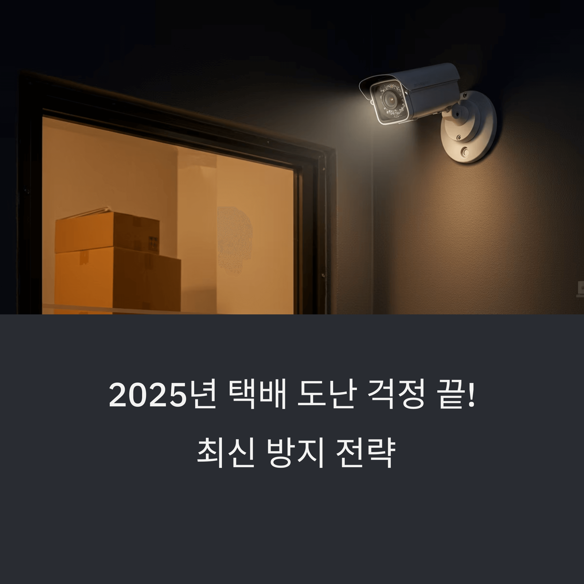 택배 도난 방지 2025 최신 전략