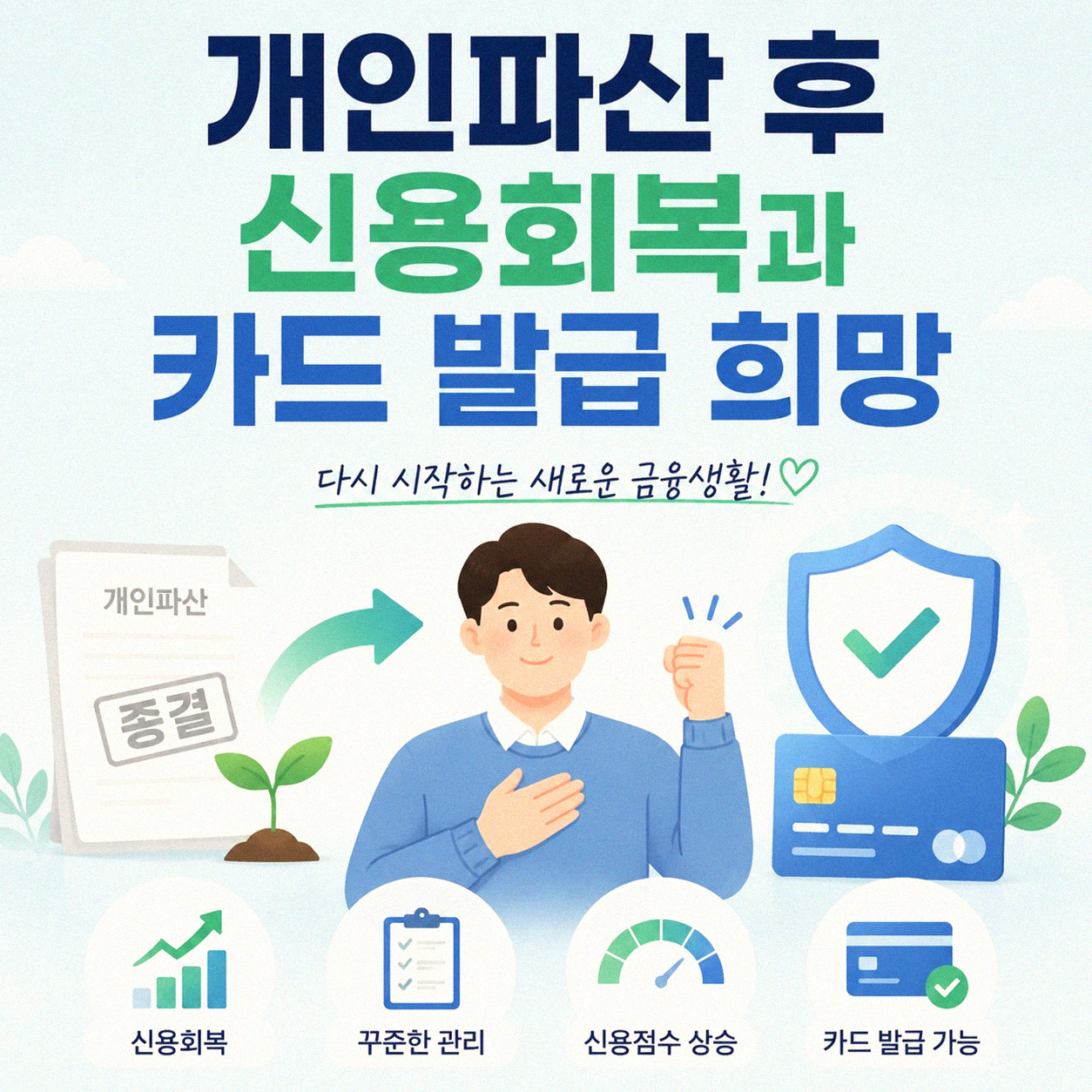 개인파산 신청 후 신용카드 발급 가능할까요