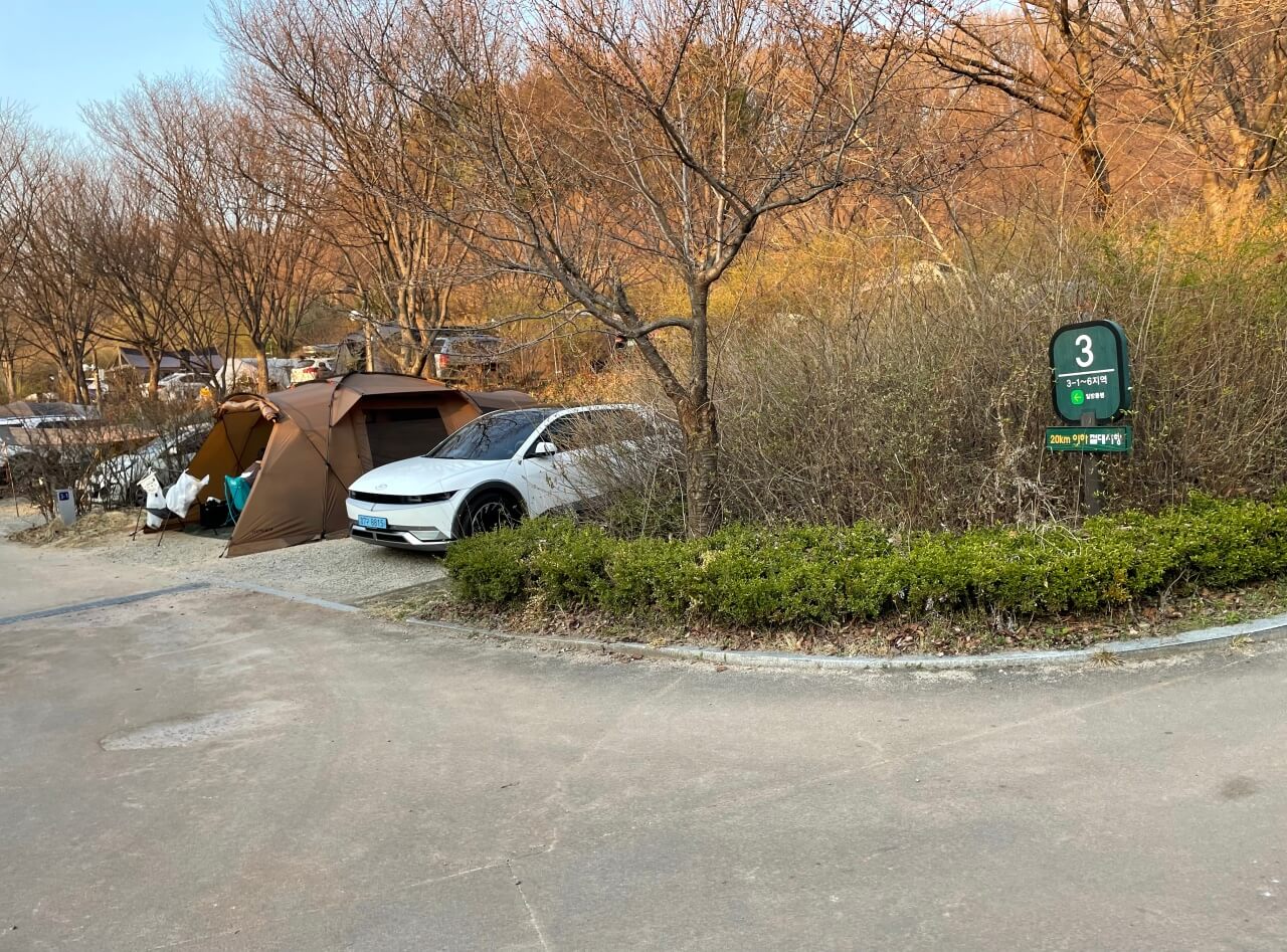 중랑숲 3번 사이트입니다.