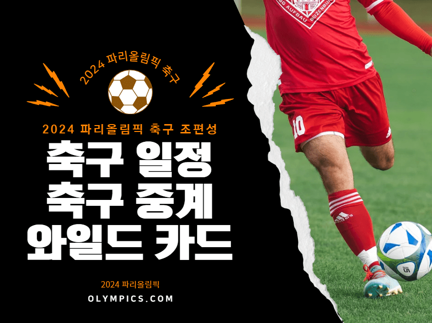파리올림픽 축구 예선 일정 및 경기 [조편성]