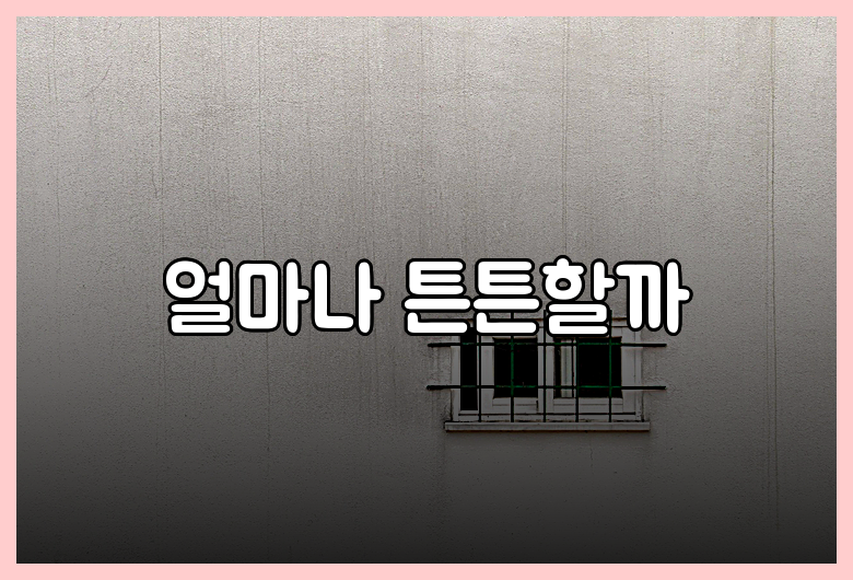 얼마나 튼튼할까