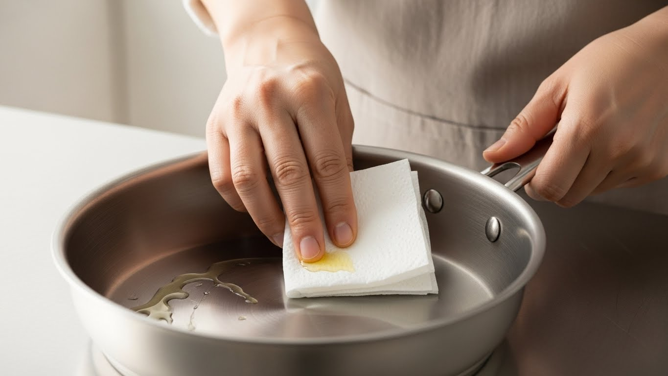 스테인리스 연마제 제거