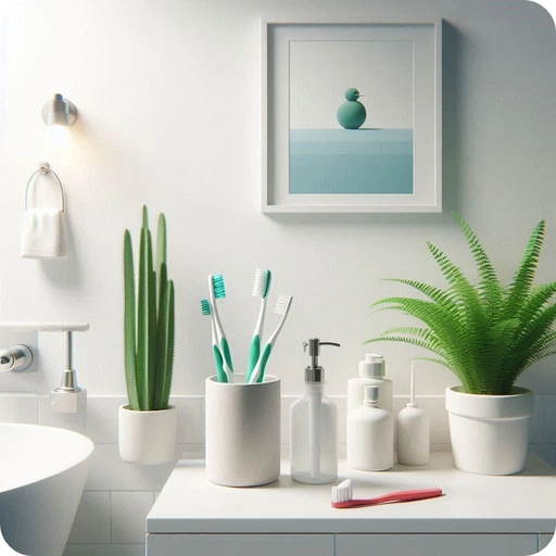 올바른 욕실 내 칫솔 보관법