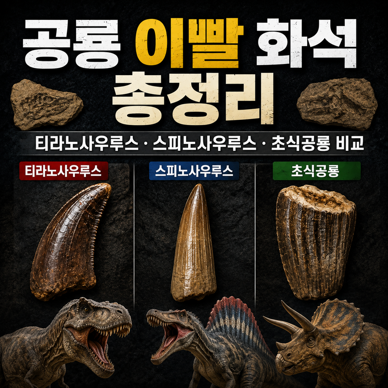 공룡 이빨 화석